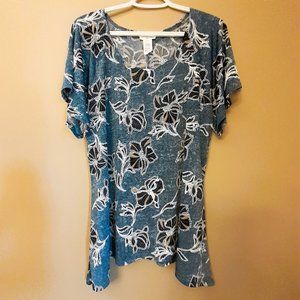 $4 WHEN YOU BUY 2 OR MORE ITEMS- BRITTANY BLACK Flared bottom blue SZ1X